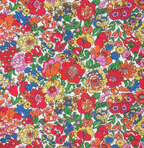 Made With Liberty of London Fabric | Nell, Annie and May C Red Scrunchie