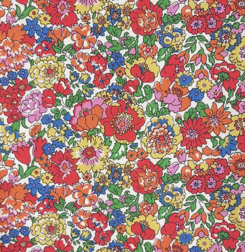 Made With Liberty of London Fabric | Nell, Annie and May C Red Scrunchie