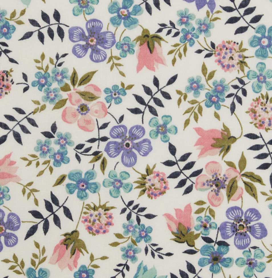 Made With Liberty of London Fabric | Edenham B40 Teal Scrunchie