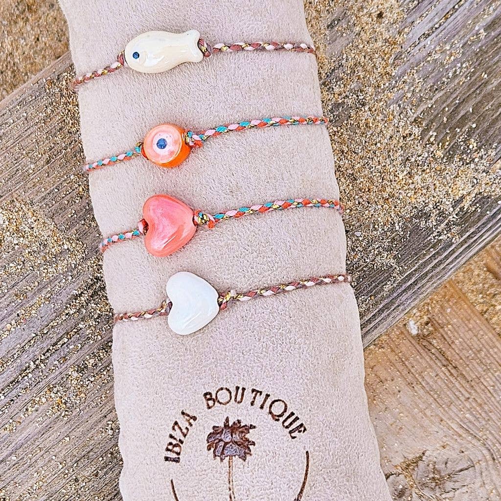 Ibiza Boutique | Evil eye orange bracelet
