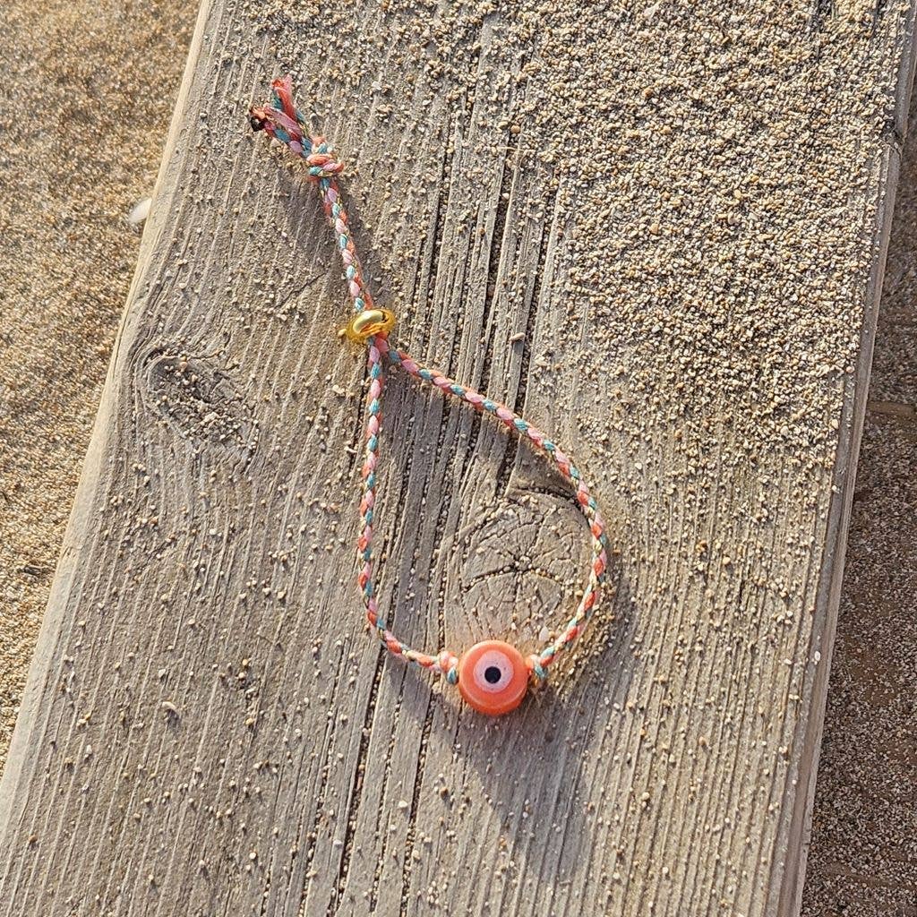 Ibiza Boutique | Evil eye orange bracelet