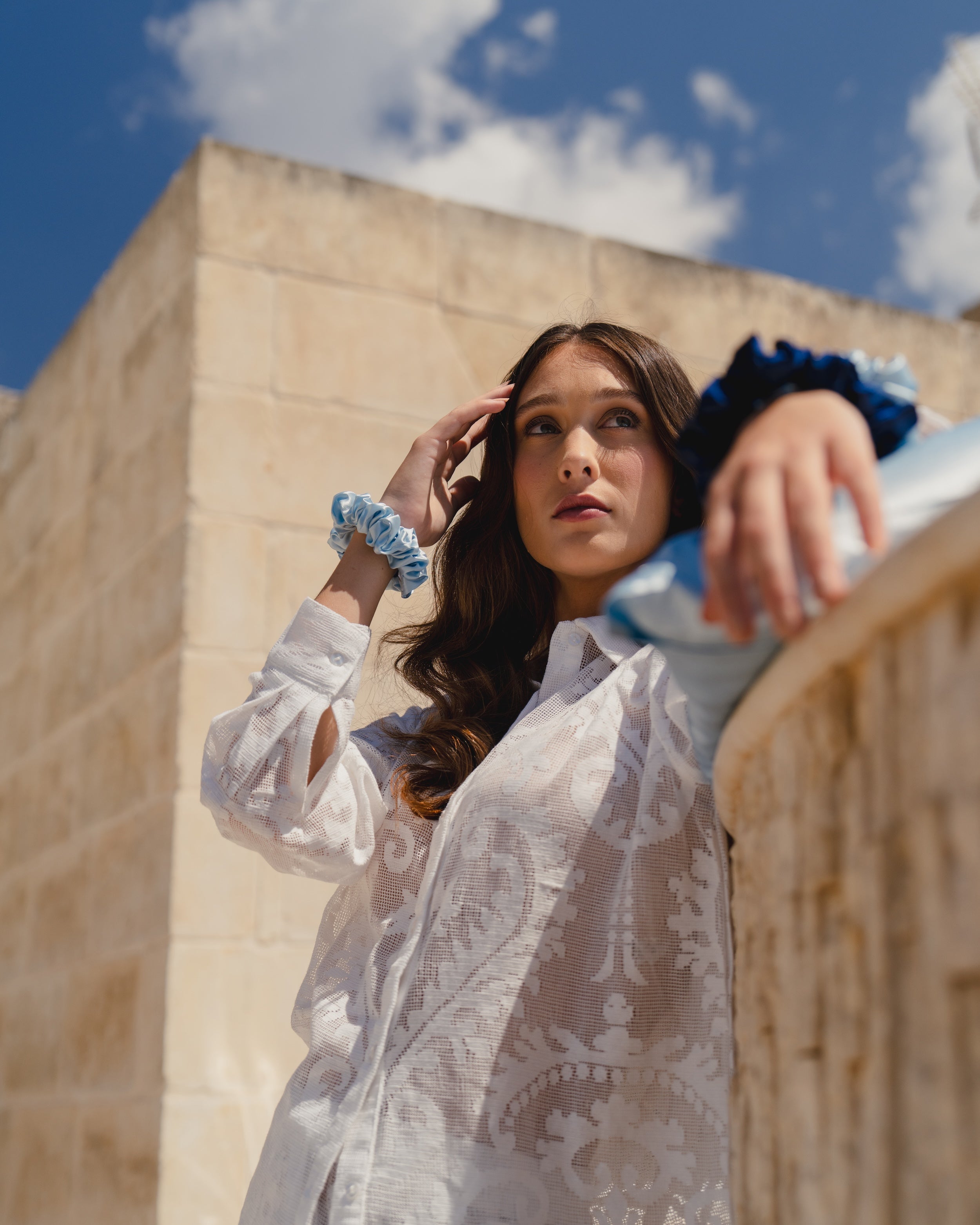 6FiftyTwo | Bluebird Scrunchie