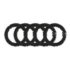 6FiftyTwo | Blackout Slim Silk Scrunchies