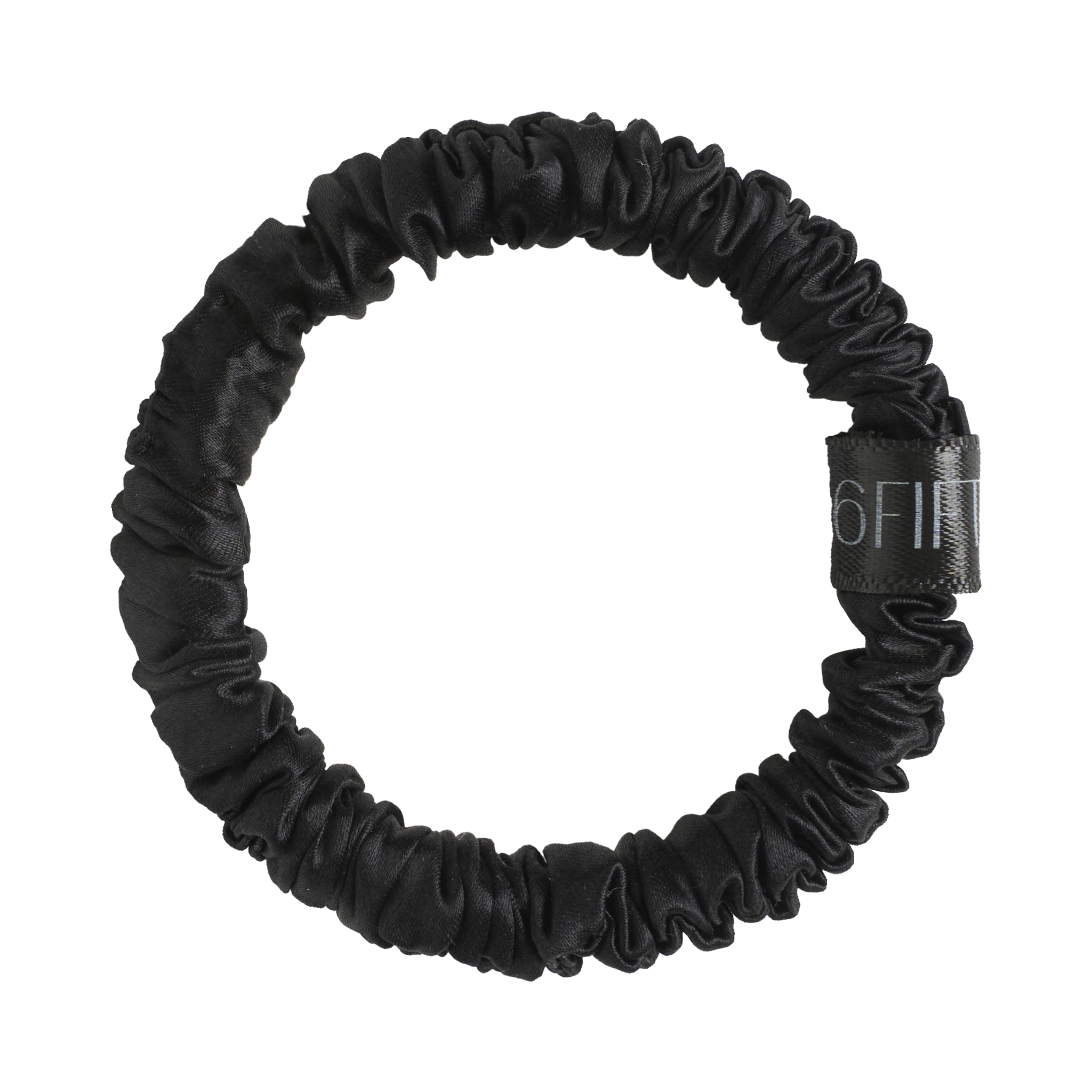 6FiftyTwo | Blackout Slim Silk Scrunchies