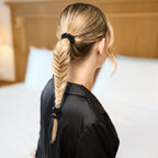 6FiftyTwo | Blackout Slim Silk Scrunchies