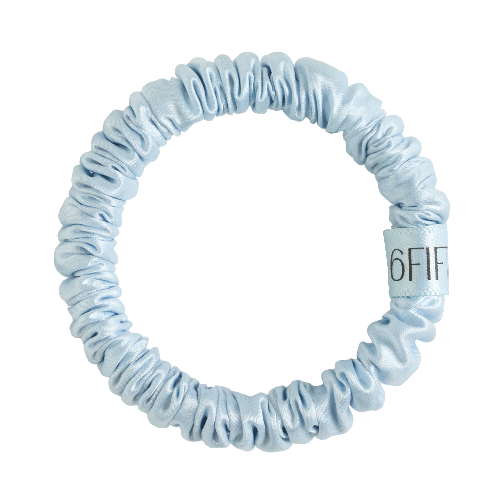 6FiftyTwo | Bluebird Slim Silk Scrunchies