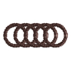 6FiftyTwo | Chocolate Slim Silk Scrunchies