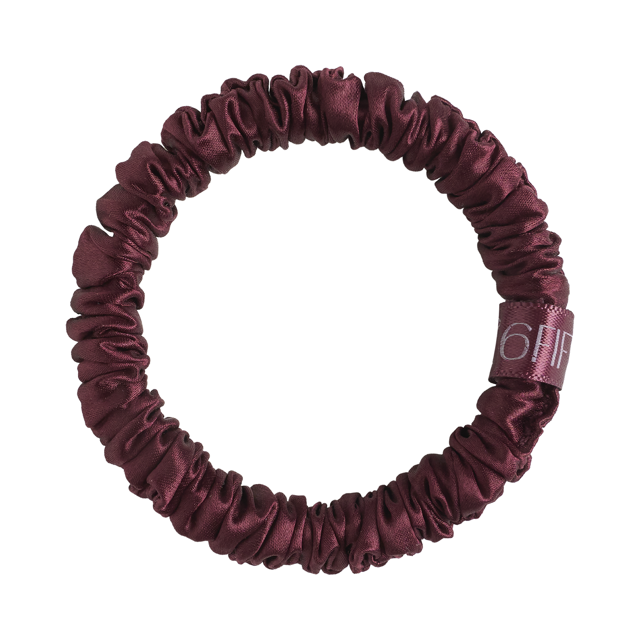6FiftyTwo | Merlot Slim Silk Scrunchies