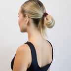 6FiftyTwo | Merlot Slim Silk Scrunchies