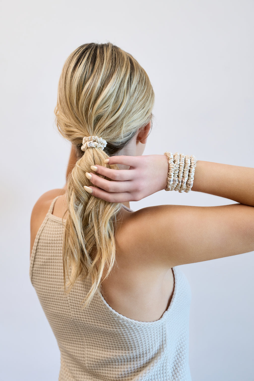 6FiftyTwo | Shortbread Slim Silk Scrunchies