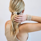 6FiftyTwo | Shortbread Slim Silk Scrunchies