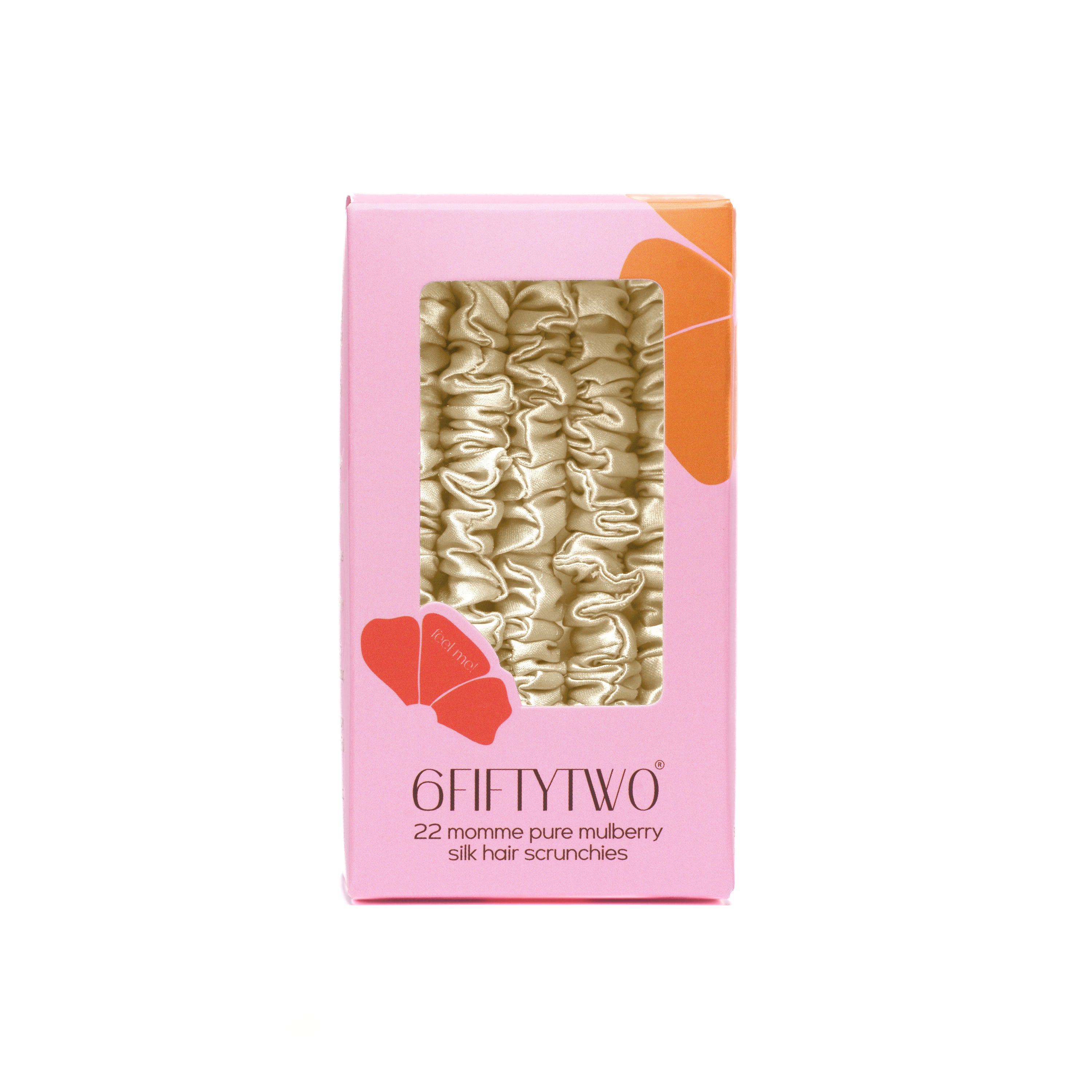 6FiftyTwo | Shortbread Slim Silk Scrunchies