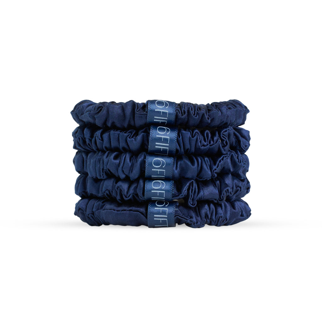 6FiftyTwo | Skyfall Slim Silk Scrunchies