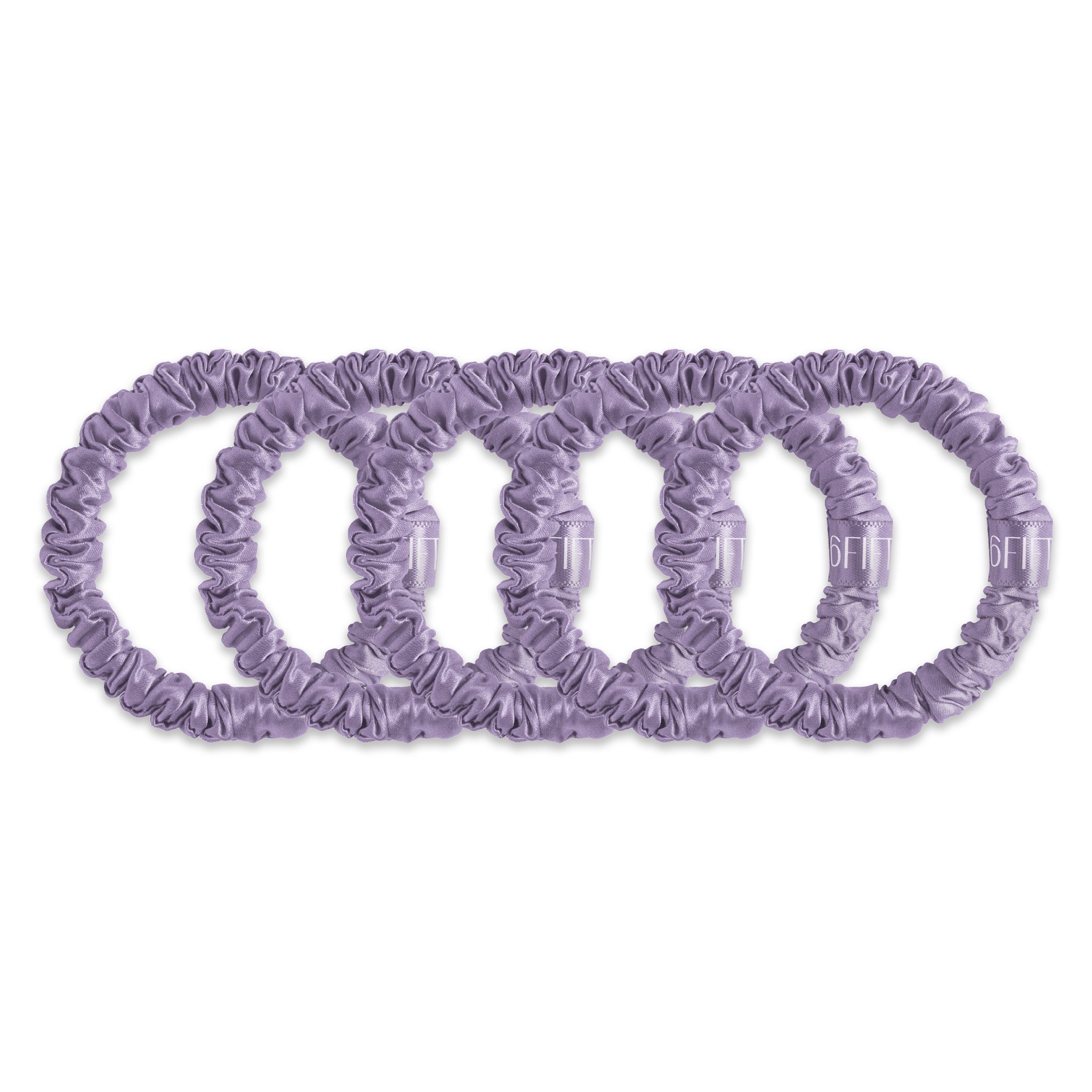 6FiftyTwo | Wisteria Slim Silk Scrunchies