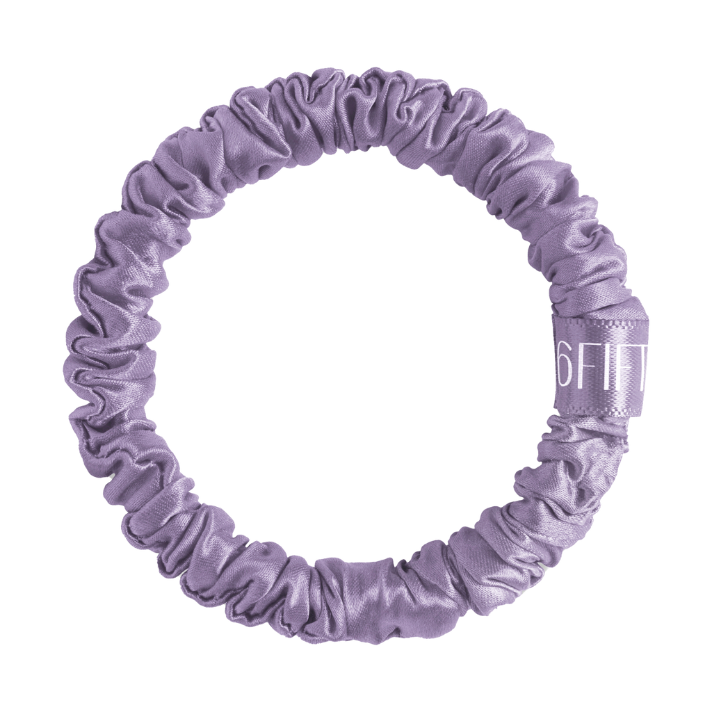 6FiftyTwo | Wisteria Slim Silk Scrunchies