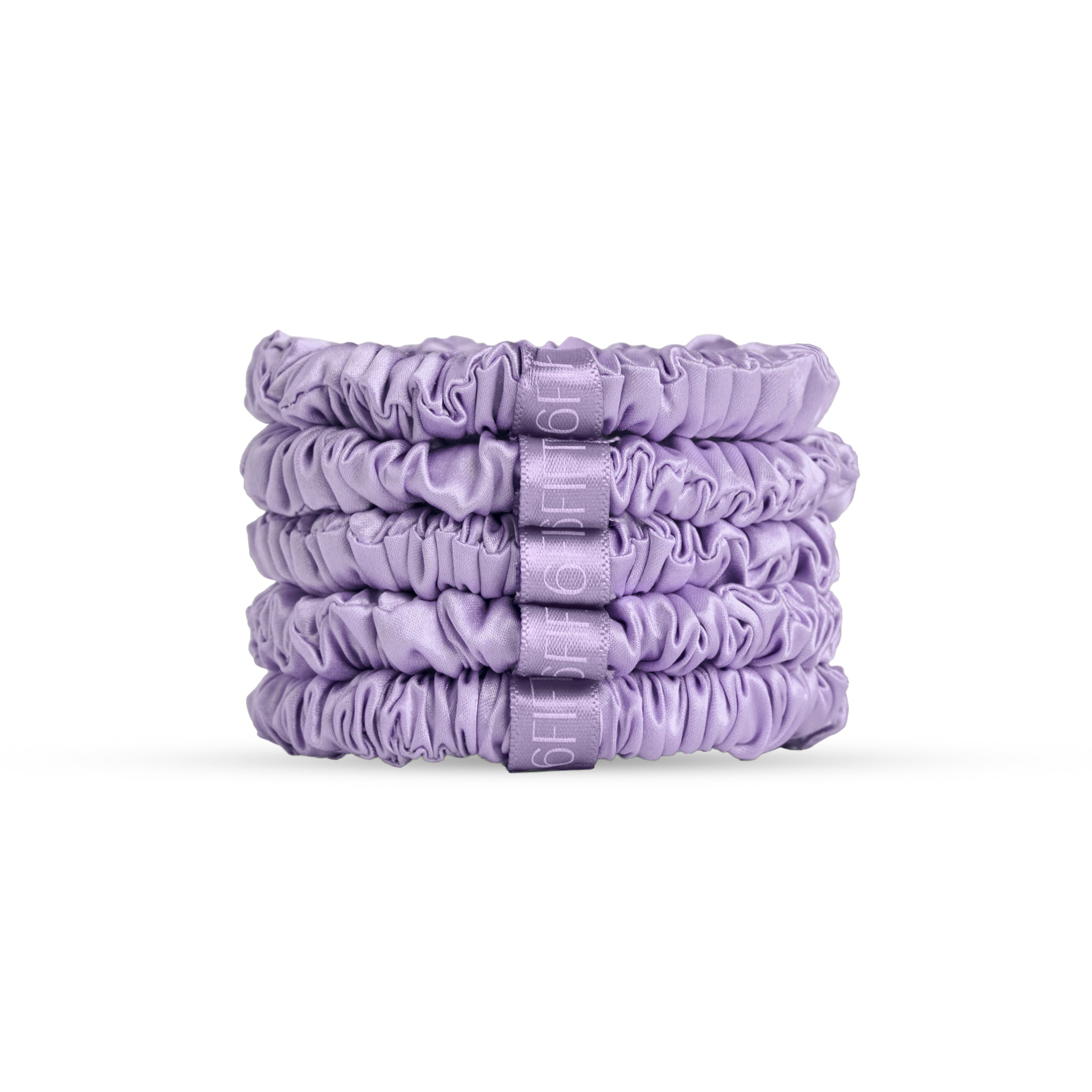 6FiftyTwo | Wisteria Slim Silk Scrunchies