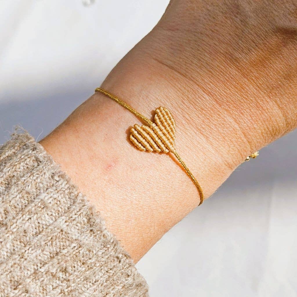 Ibiza Boutique | Bracelet heart beige