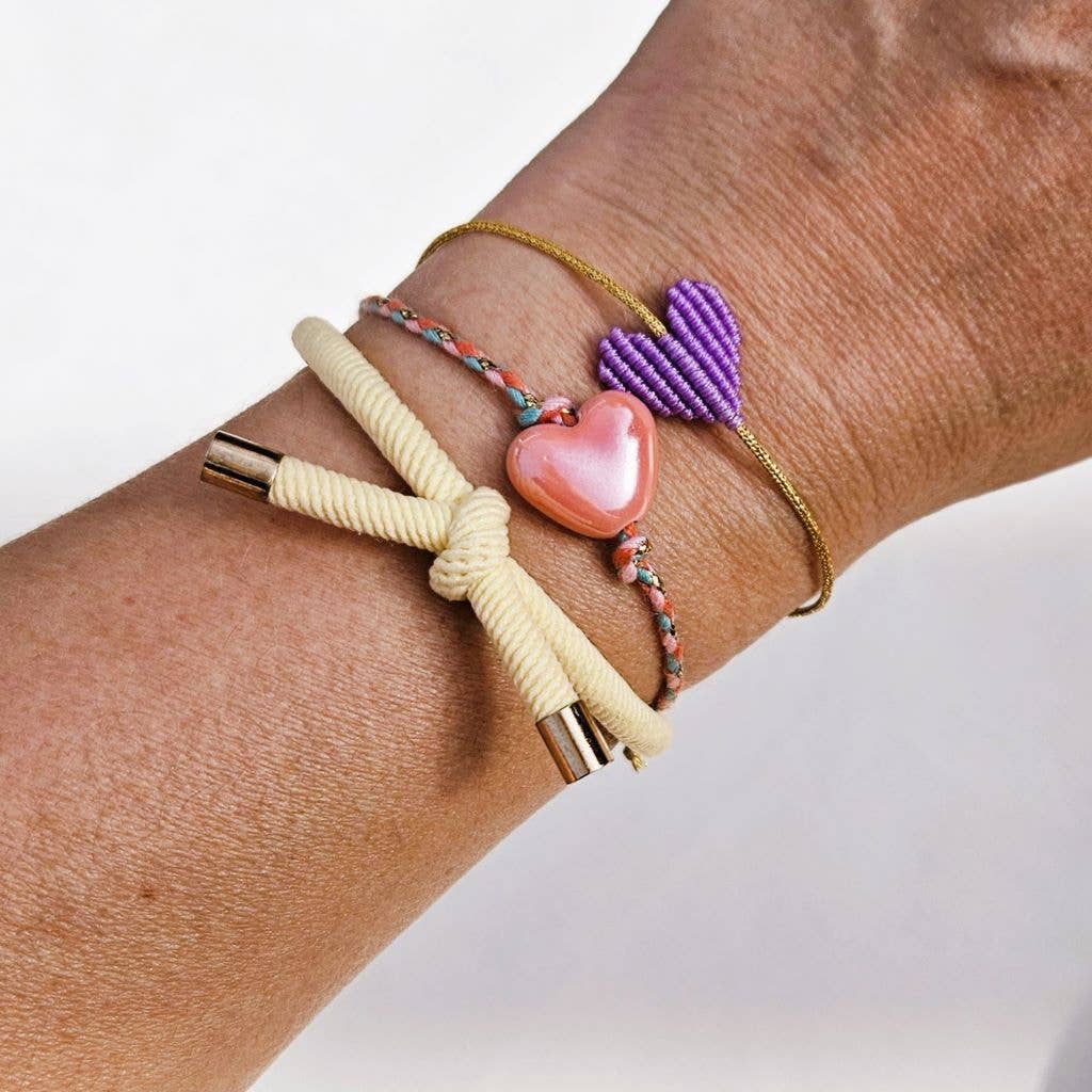 Ibiza Boutique | Bracelet heart lilac