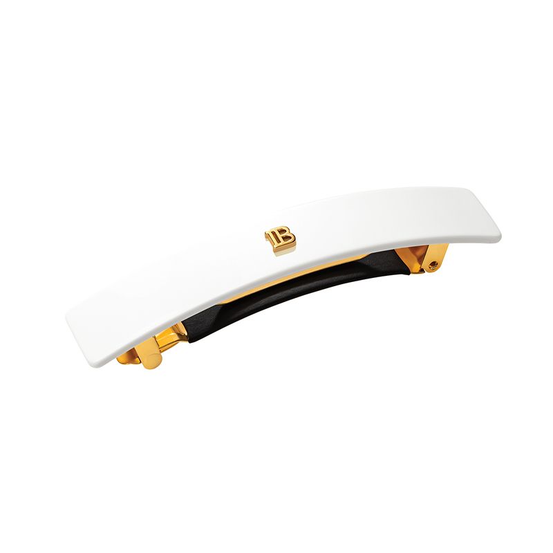 Balmain | Barrette pour Cheveux Medium White