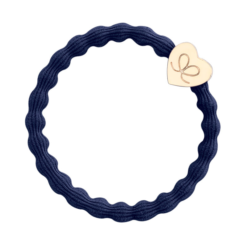 byEloise | Gold Heart Navy - Single 002