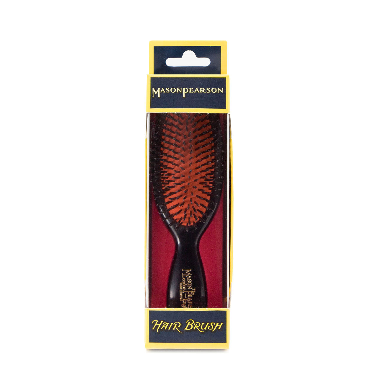 Mason Pearson | Pocket Pure Boar Bristle Hairbrush Dark Ruby