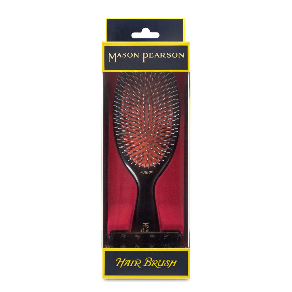 Mason Pearson | Junior Bristle & Nylon Hairbrush Dark Ruby