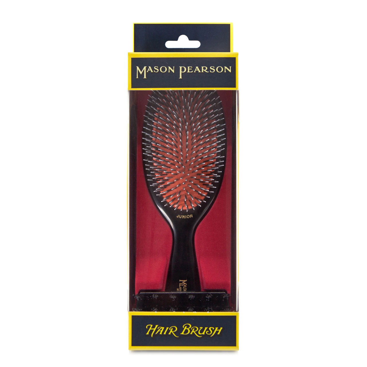 Mason Pearson | Junior Bristle & Nylon Hairbrush Dark Ruby