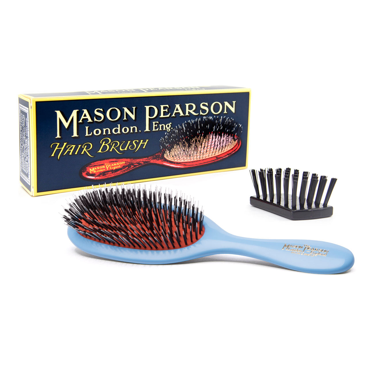 Mason Pearson | Handy Bristle & Nylon Hairbrush Blue