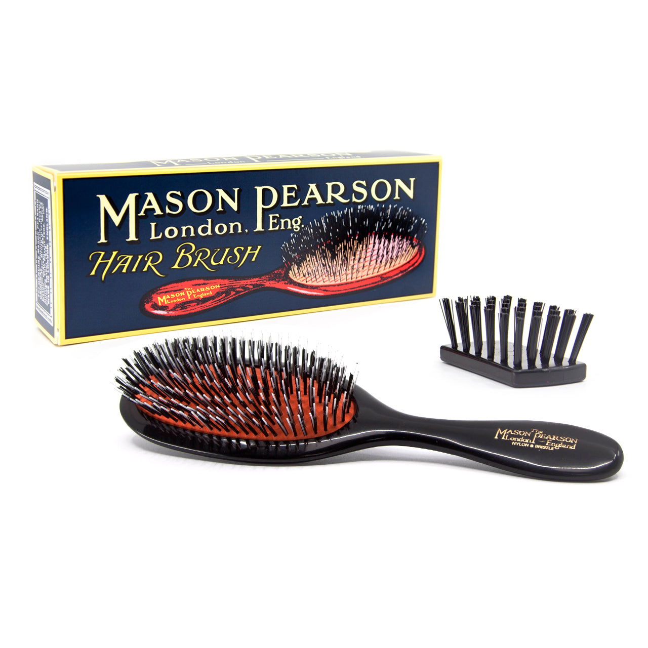 Mason Pearson | Handy Bristle & Nylon Hairbrush Dark Ruby