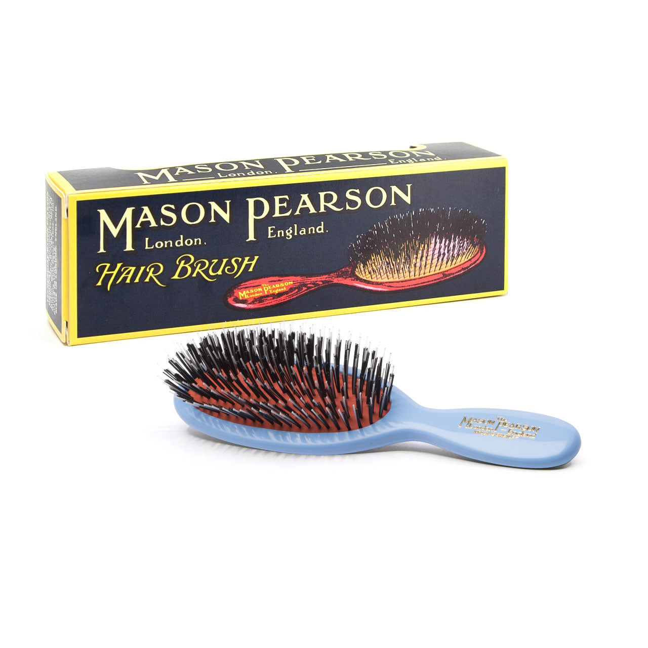 Mason Pearson | Pocket Bristle & Nylon Hairbrush Blue