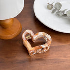 Last True Angel | Heart Silhouette Claw Clip in Caramel Marble 282C