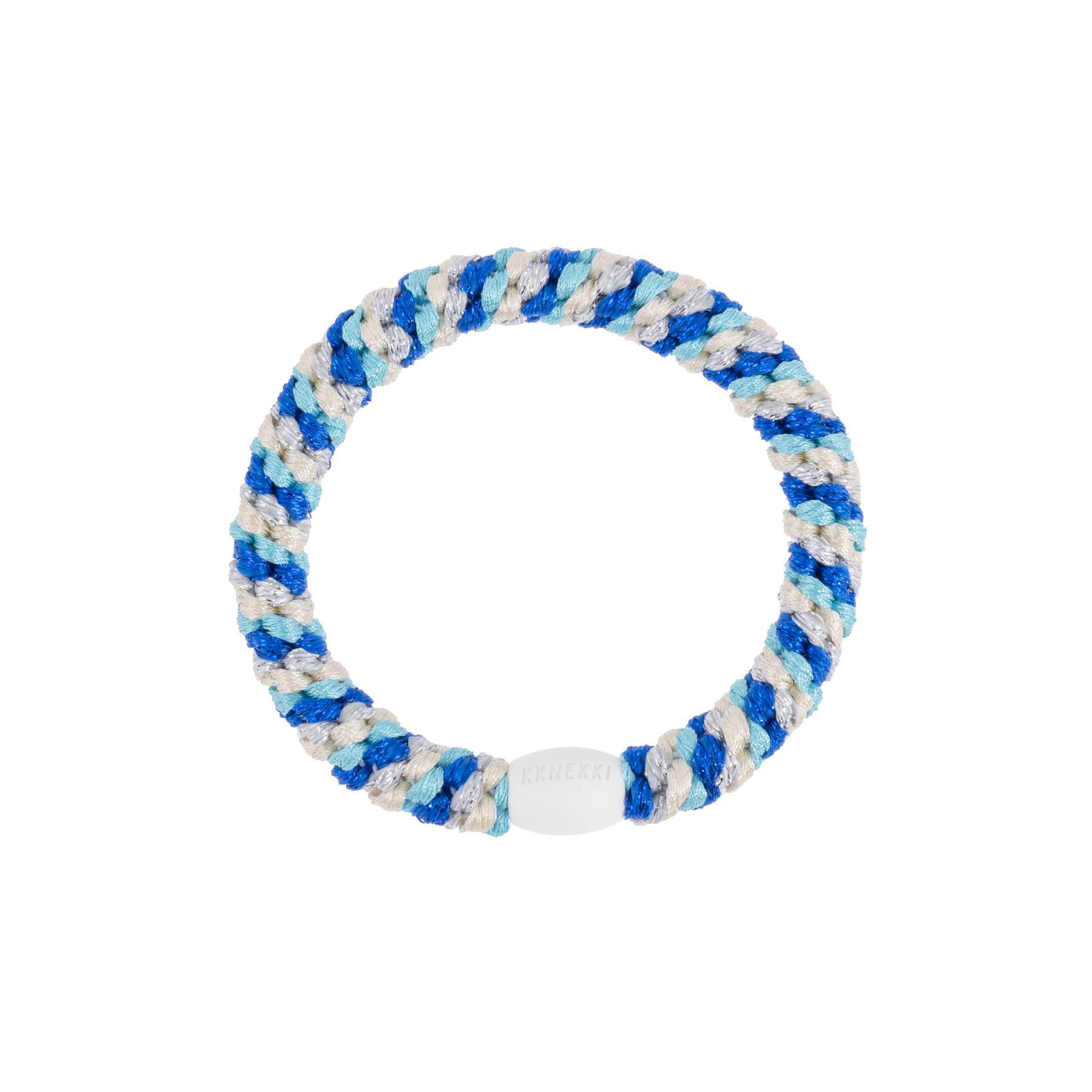 Kknekki Hair Tie | Electric Blue-Turquoise Glitter 5754