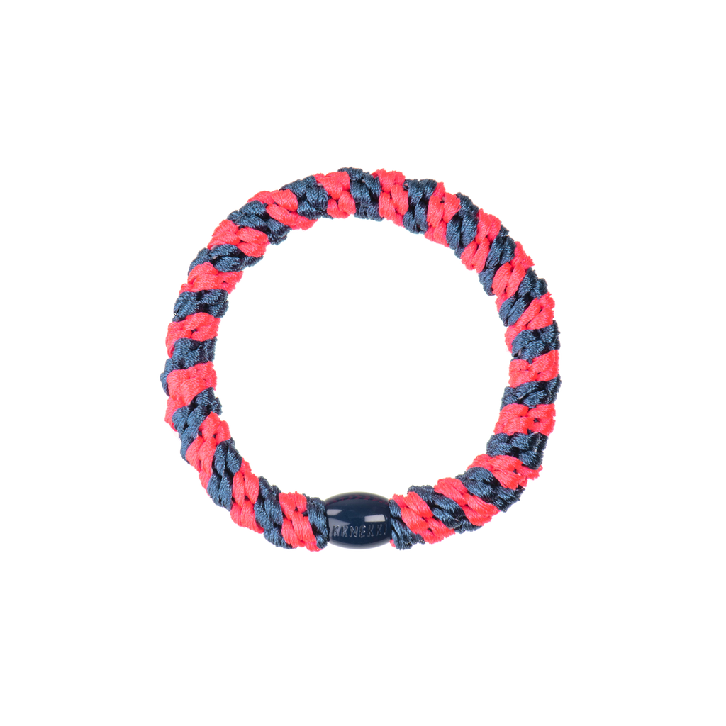 Kknekki Hair Tie | Indigo Neonpink Stripe 5275