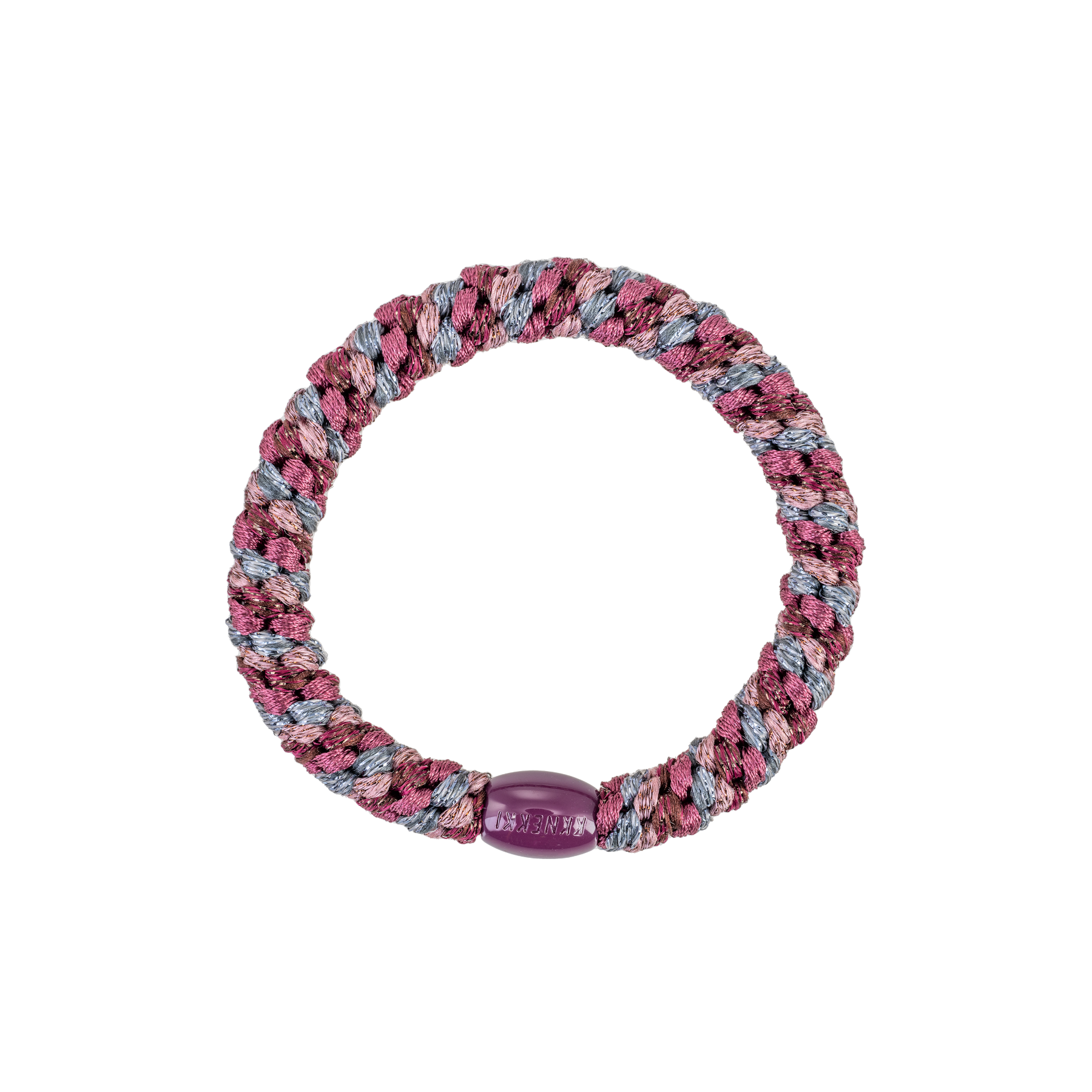 Kknekki Hair Tie | Mix Rosewood Steel Grey Glitter 5637