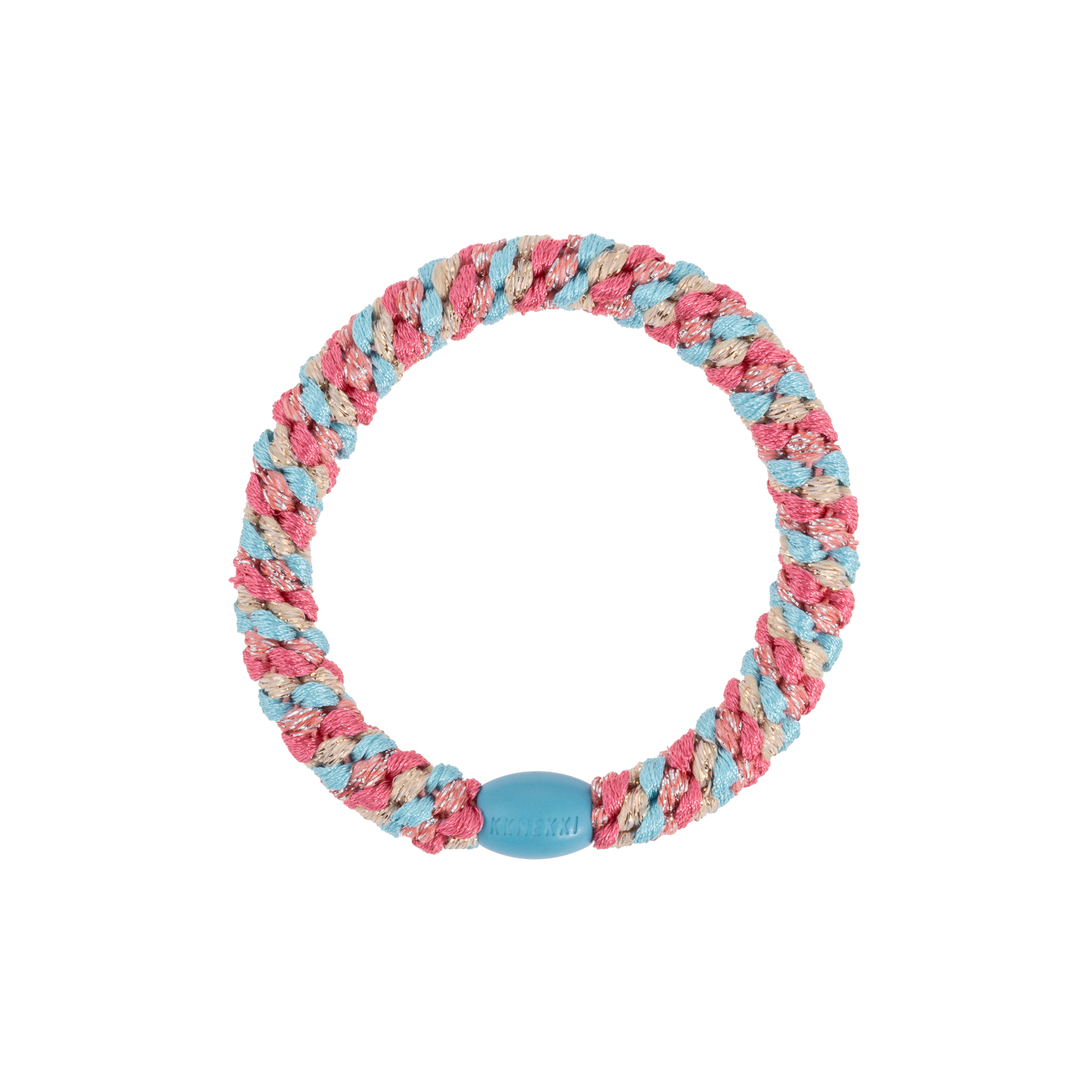 Kknekki Hair Tie | Mix Turquoise Coral Glitter 5756