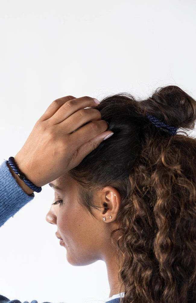 L. Erickson® Grab & Go Ponytail Hair Ties Navy