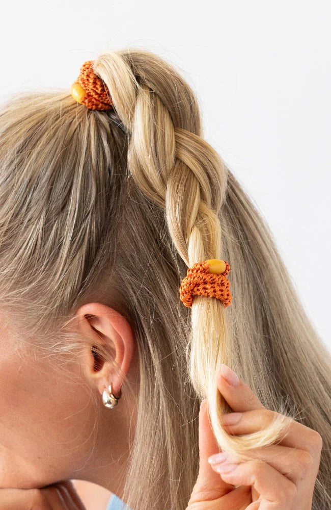 L. Erickson® Grab & Go Ponytail Hair Ties Monkey Business
