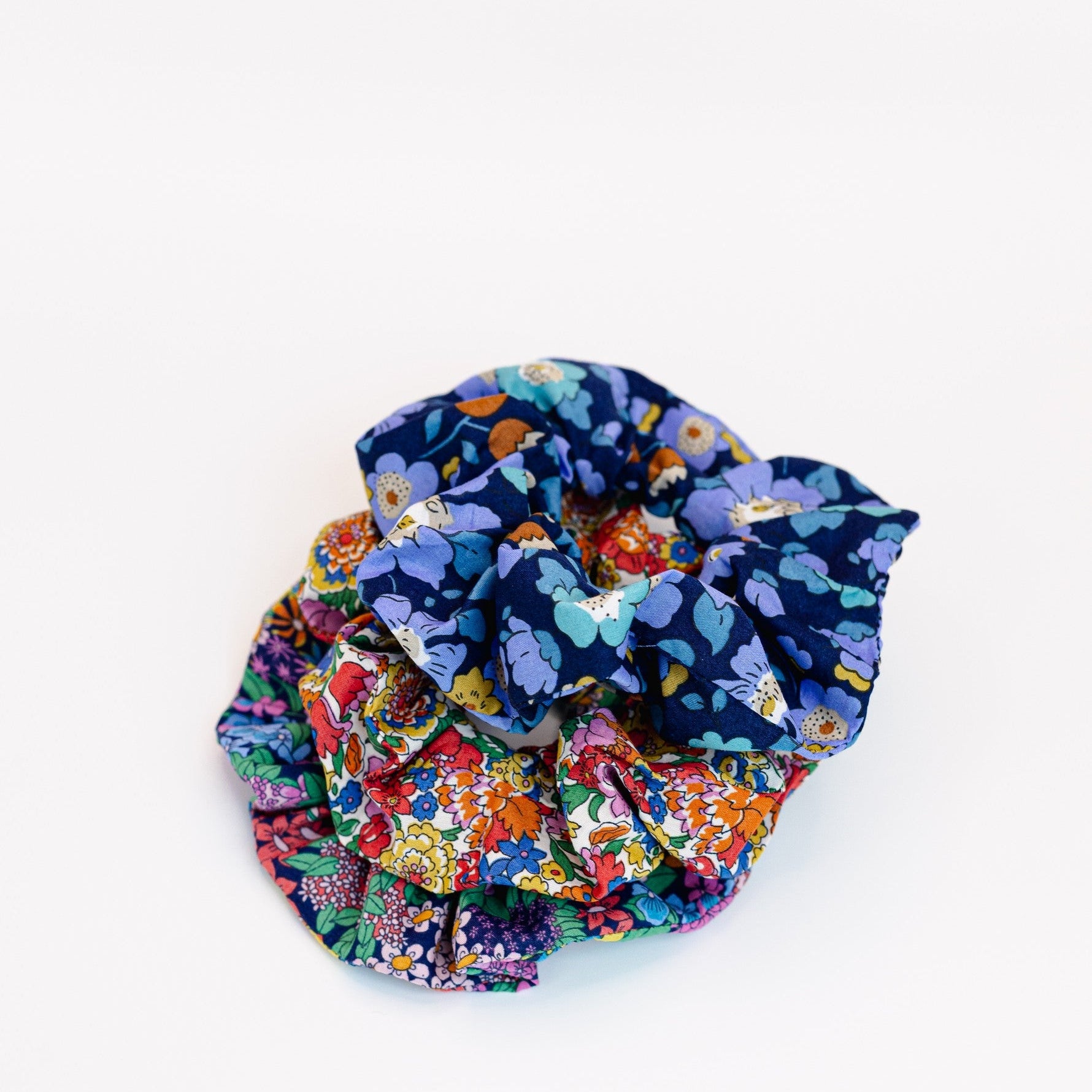 Made With Liberty of London Fabric | Nell, Annie and May C Red Scrunchie