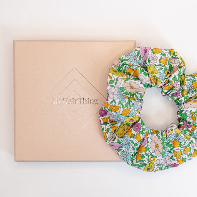Made With Liberty of London Fabric | Nell, Annie and May C Red Scrunchie