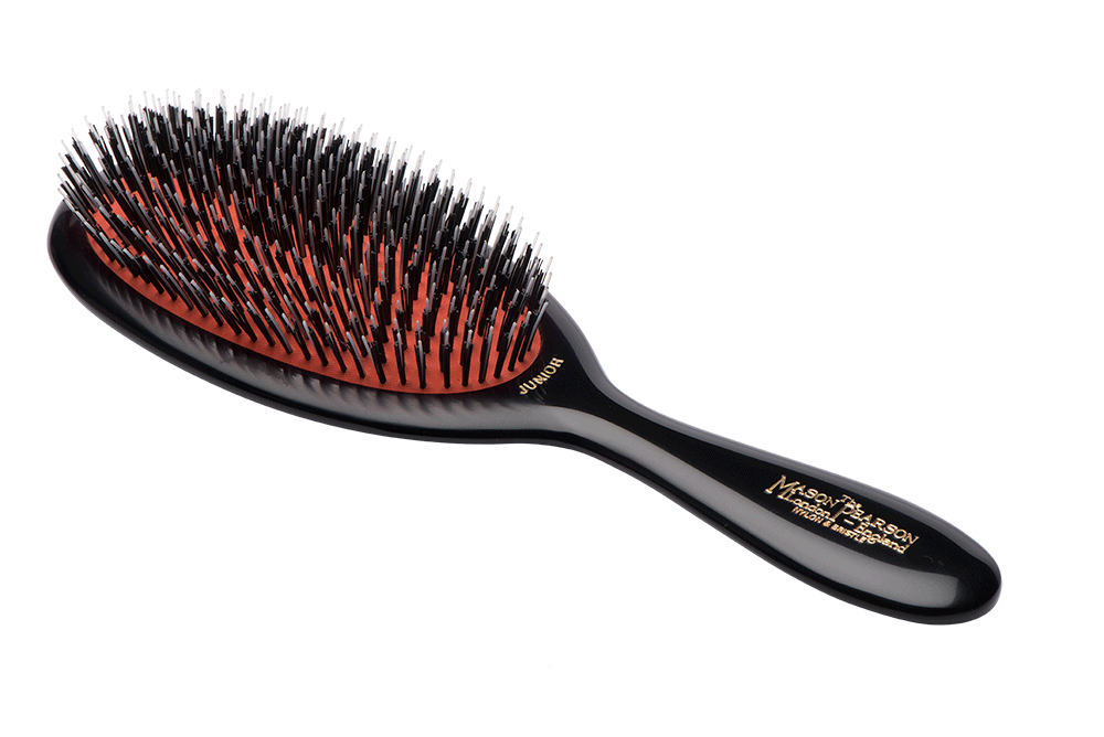Mason Pearson | Junior Bristle & Nylon Hairbrush Dark Ruby