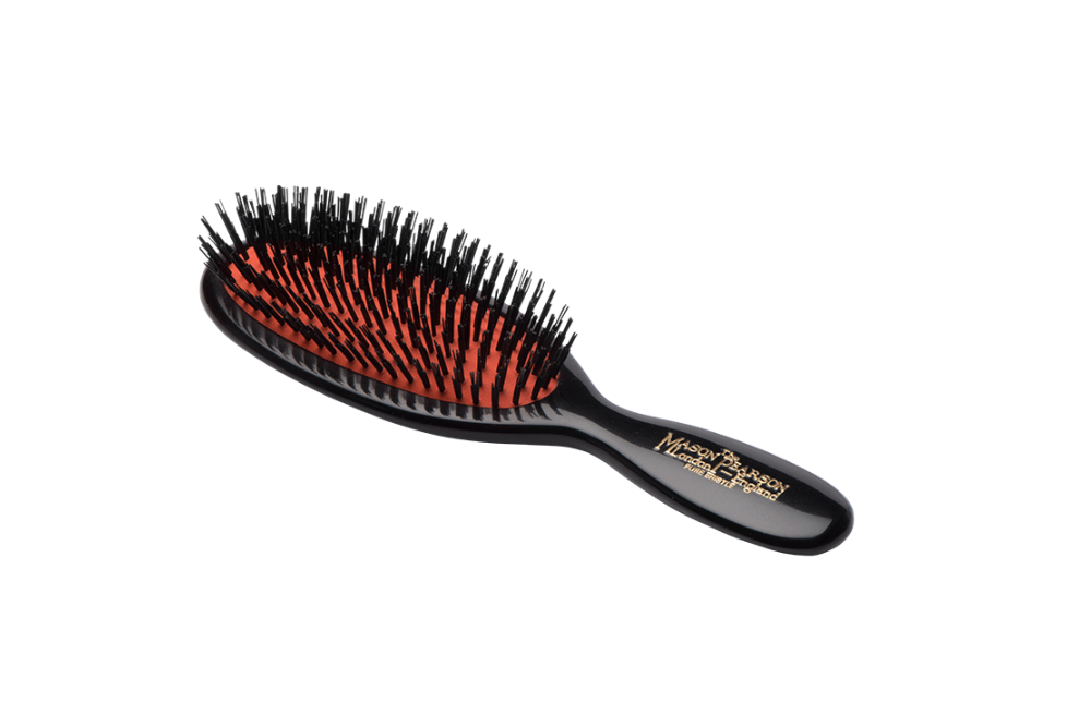Mason Pearson | Pocket Pure Boar Bristle Hairbrush Dark Ruby