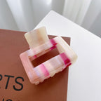 Last True Angel | Midsize Claw Clip Candy Pink Stripe 09C