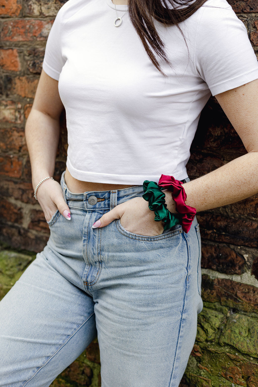 MyHairThing | Mulberry Silk Scrunchie – Emerald