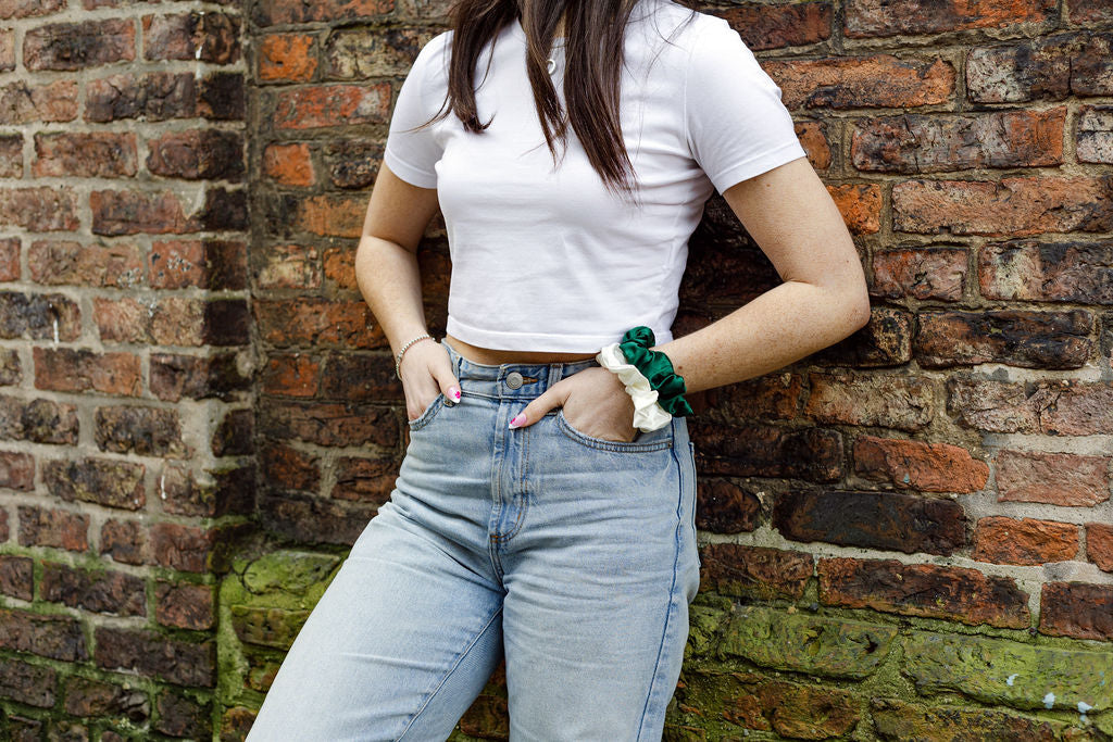 MyHairThing | Mulberry Silk Scrunchie – Ivory