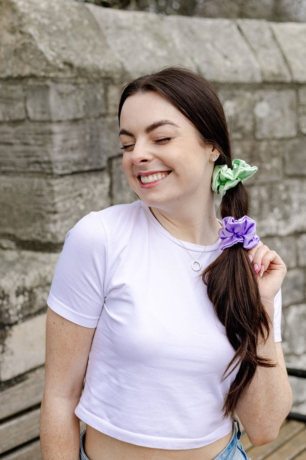 MyHairThing | Mulberry Silk Scrunchie – Mint