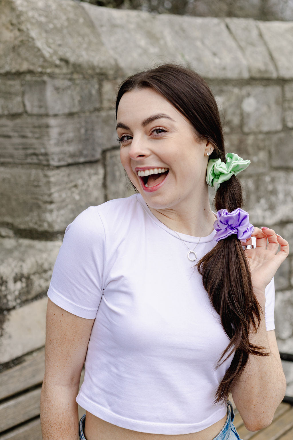 MyHairThing | Mulberry Silk Scrunchie – Mint