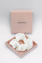 MyHairThing | Mulberry Silk Scrunchie – Espresso