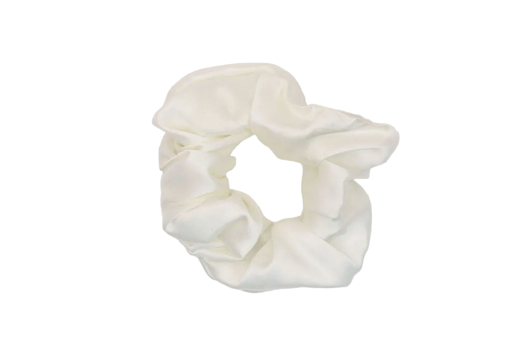 MyHairThing | Mulberry Silk Scrunchie – Ivory