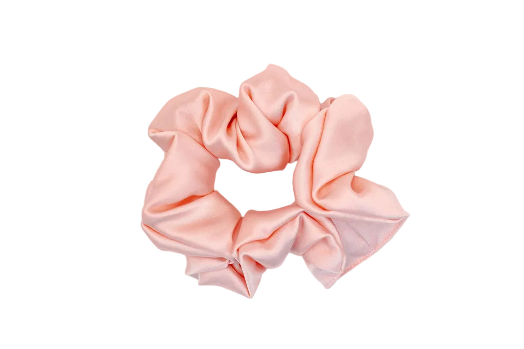 MyHairThing | Mulberry Silk Scrunchie – Oyster Pink
