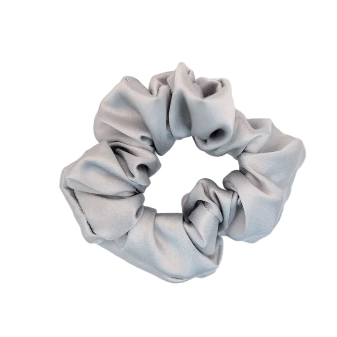 MyHairThing | Mulberry Silk Scrunchie – Pale Grey